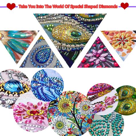 5d Diy Partial Special Shaped Drill Diamond Painting Butterfly Kit Home