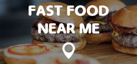 Instead, we look for the nearest fast food restaurant to grab a quick meal in between activities. BARS NEAR ME - Points Near Me