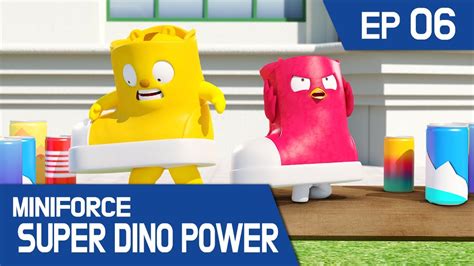 Kidspang Miniforce Super Dino Power Ep06 Popos Shoes Strike Back