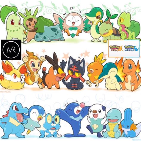 Collection 105 Pictures Pictures Of Pokemon Sun And Moon Starters