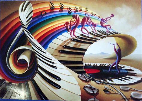 1990 Ilene Meyer Music Painting Musical Art Music Art