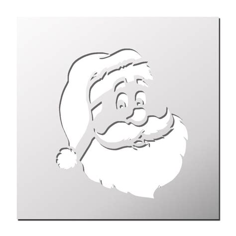 Pochoir Père Noël | Pochoir noel, Pere noel a imprimer, Pere noel