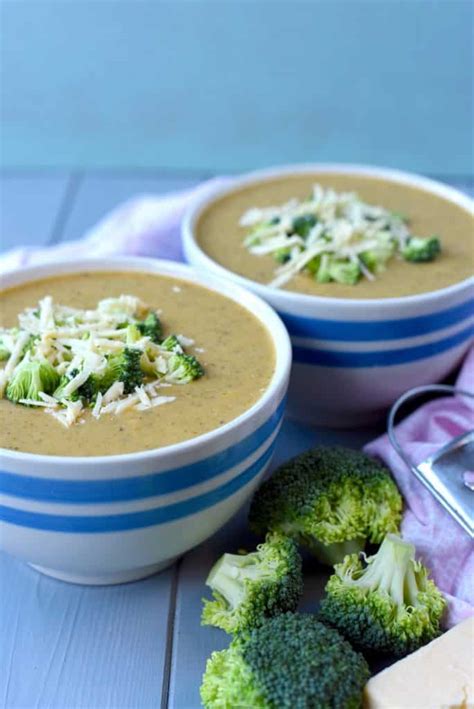 Creamy Broccoli Soup Hungry Healthy Happy
