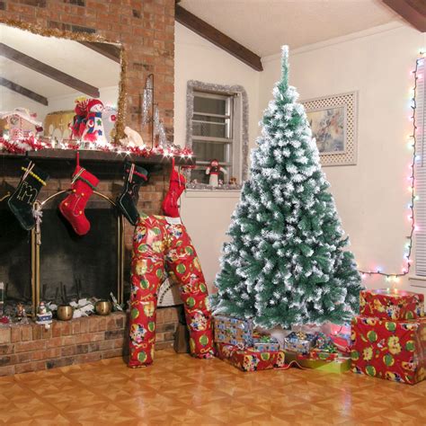 7ft Artificial Christmas Tree W Stand Holiday Season