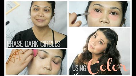 How To Erase Dark Circles Using Color Youtube