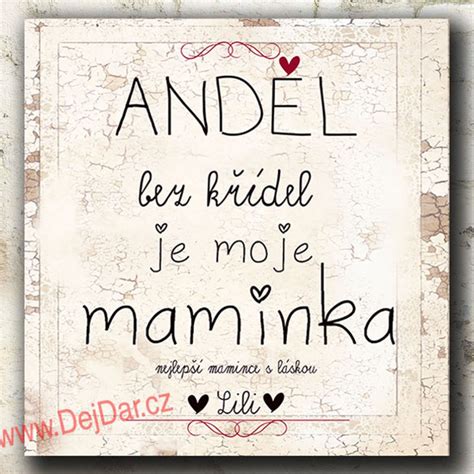 Den matek se už řadu let slaví druhou květnovou neděli. Dárek pro maminku, "Andělé nemůžou být všude..." - Dárky ...