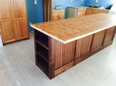 Hand Crafted Butcher Block Kitchen Island By Carolina Wood Designs CustomMade Com