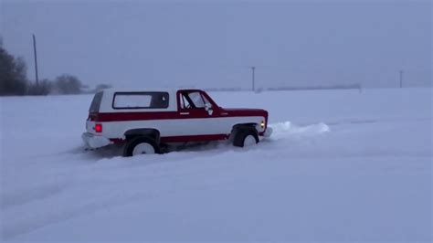 Chevy Blazer Rc4wd 4x4 ‘n Deep Snow Youtube