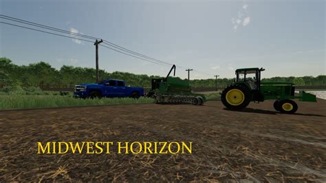 Fs22 Seeding And Plowing On Midwest Horizon Youtube