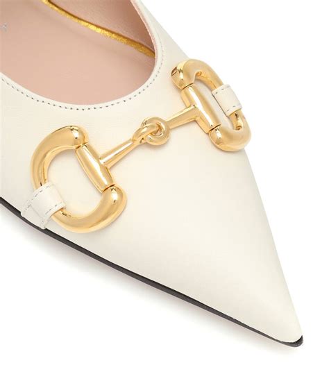 Gucci Horsebit Leather Ballet Flats Mytheresa