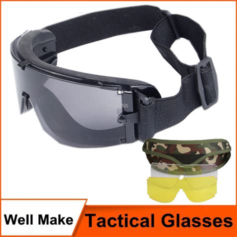 Military X800 Tactical Goggles Hunting Paintball Cs Men Women Eyewear Army Outdoor Sport