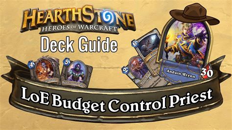 Loe Budget Control Priest Wild Deck Guide Hearthstone Youtube
