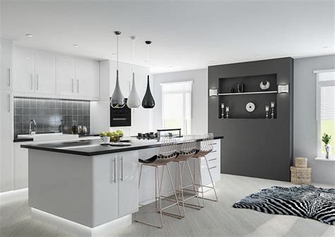 They're glamorous in all the right places, without feeling cold or stark, thanks to stunning wixom door style. Lincoln High Gloss White Kitchen Doors | Made to Measure from £3.29