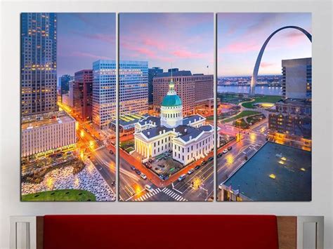 Saint Louis Wall Art Saint Louis City Saint Louis Decor Wall Etsy In