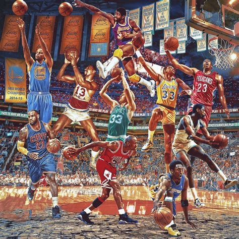 Artist Tyson Beck Yellowmenace Basketballart Nbaart Nba Legends
