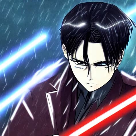 Levi Ackerman In A Fight Using Lightsabers 4k Stable Diffusion Openart