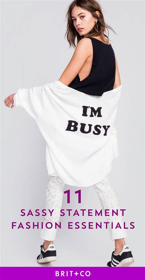 11 Sassy Statement Fashion Essentials For Girls That Dgaf Fashion
