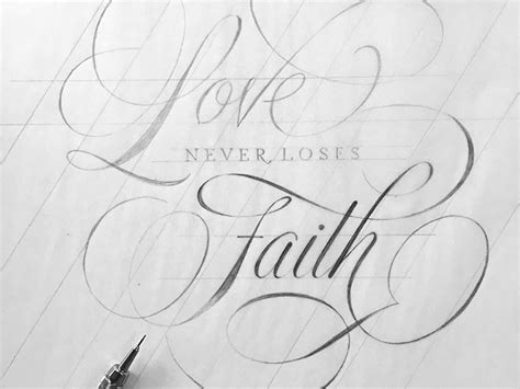 Love Never Loses Faith Sketch By Neil Secretario On Dribbble