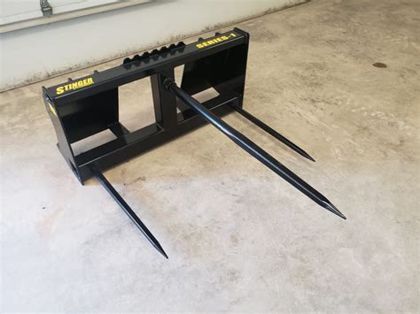 Skid Steer Bale Spears For Sale Stinger Attachments