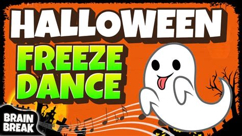 Halloween Freeze Dance Brain Break Just Dance Gonoodle Youtube