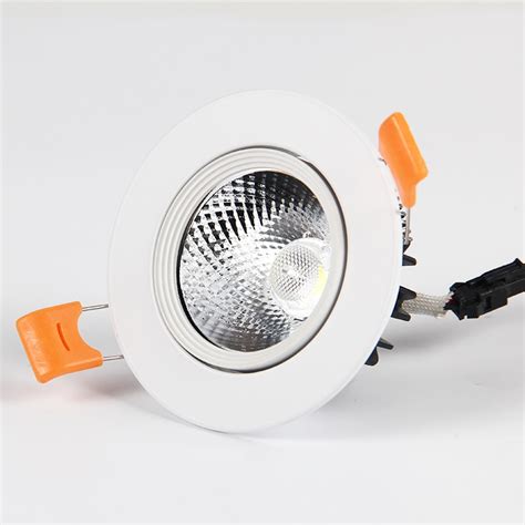 Dimmable Led Downlight Cob Ceiling 6w 9w 12w Ac85 265v Adjustable