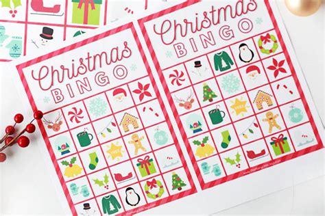 Printable Christmas Bingo Game The Many Little Joys