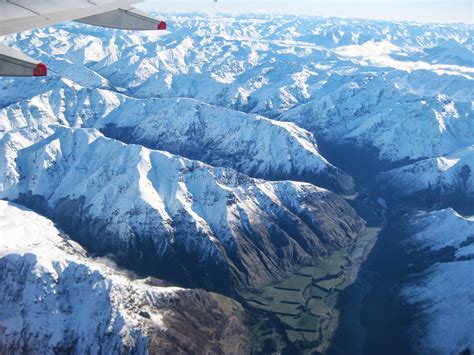 Jours De Neige Aerial View Of The Southern Alps Of New Zealand
