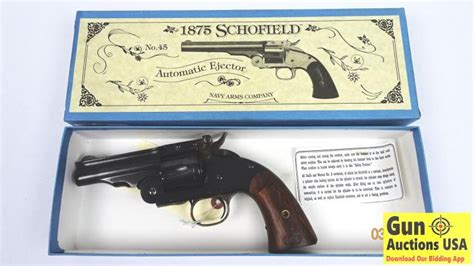 Sold Price A Uberti Navy Arms 1875 Schofield Hideout 45 Lc Revolver