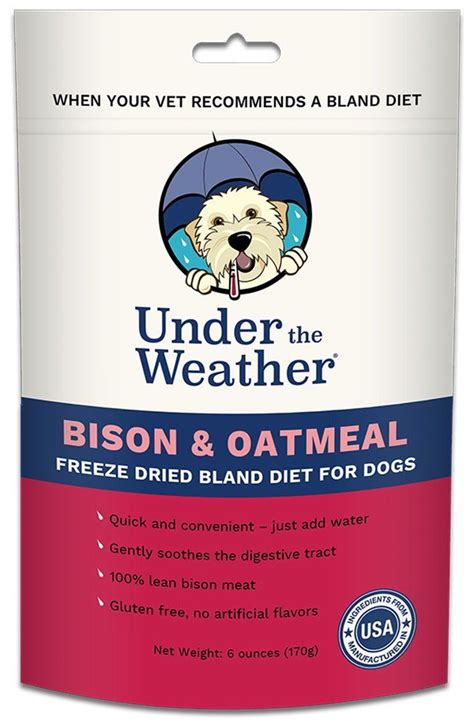 Under The Weather Bland Diet Dog Food For Sick Dogs Freeze Dried