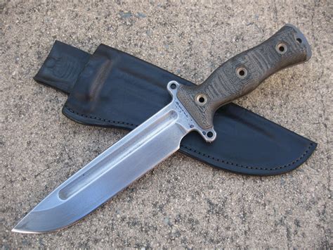 Busse Combat Knife Company Tg Team Gemini Custom Leather Sheath For