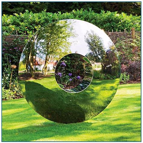Landscaping Garden Mirror Polished Stainless Steel Abstract Garden