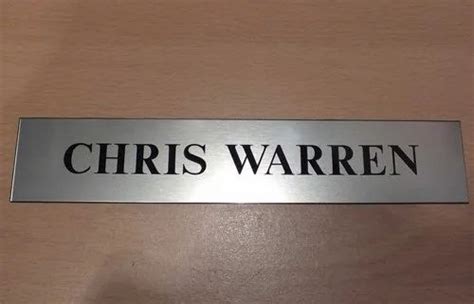 Stainless Steel Door Name Plate For Homeoffice At Best Price In Pune