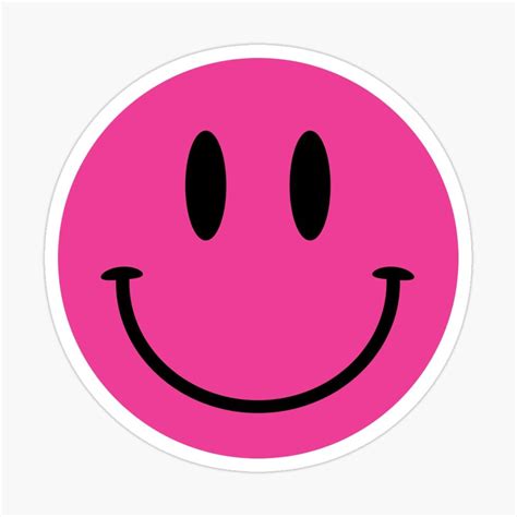 Pink Smiley Sticker By Vonkhalifa15 Iphone Wallpaper Preppy Cute