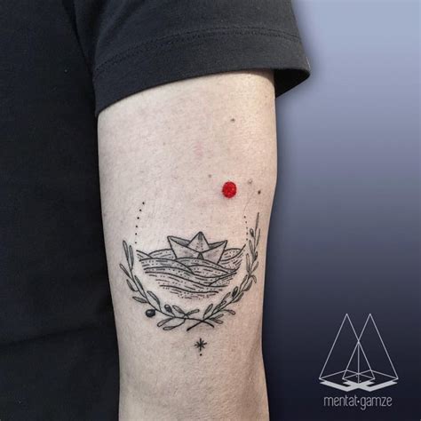 Artist Places A Single Red Dot In Every Tattoo To Signify Hope And