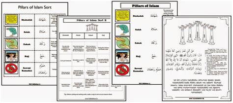 Imans Home School Pillars Of Islam Worksheets