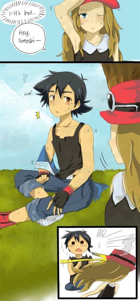 Ash ️ Serena Pokemon Comics Pokemon Manga Pokemon Ash And Serena