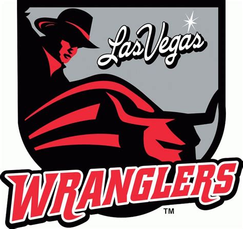Las Vegas Thunder Hockey Mascot Las Vegas Wranglers Alternate Logo