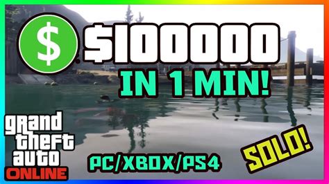 Maybe you would like to learn more about one of these? How To Make $100,000 in 1 Minute! Fast GTA 5 Online Money Method XBOX/PC/PS4 - GTA V Money Guide ...