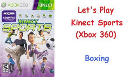 Lets Play Kinect Sports Xbox 360 Boxing Youtube