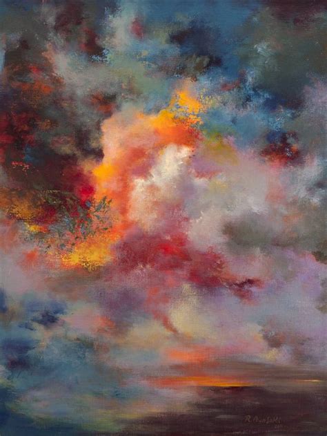 Passions Sunset Sold 7004 Painting Abstract Art Painting