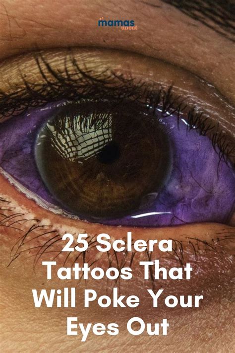 25 Scary Sclera Tattoos That Transform The White Of The Eye Sclera