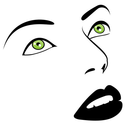 Vector For Free Use Woman Face Vector