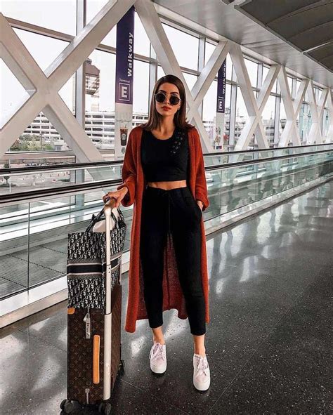 Travel Outfit Summer Comfortable Travel Outfit Stylish Outfits Chic