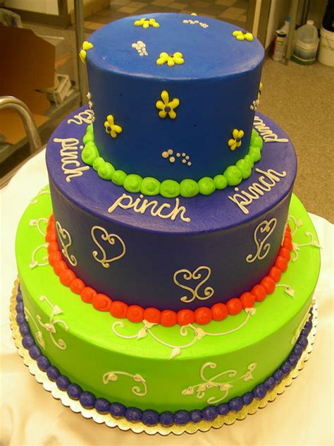Bright Colored Wedding Cakes A Wedding Cake Blog
