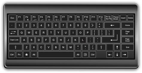Black Keyboard Clip Art At Vector Clip Art Online Royalty Free And Public Domain