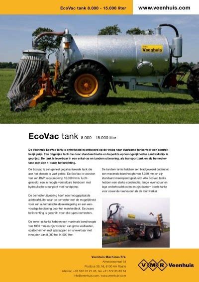 Ecovac 8000 15000 L Nl Low Van Der Sluis Bv
