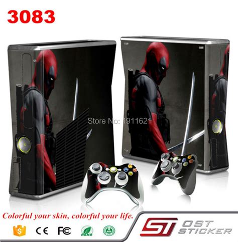 Oststicker 1 Set Vinyl Skin Sticker Protector For Xbox 360 Silm And 2