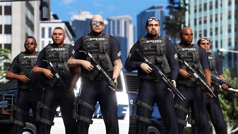 Improved Vanilla Lspd Male Cops Los Santos Police Department Gta5