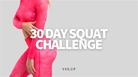 Day Squat Challenge Booty School
