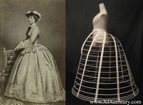 Crinoline Hoop Skirt Used As Undergarment Under A Womans Dress To Give It Fullness And